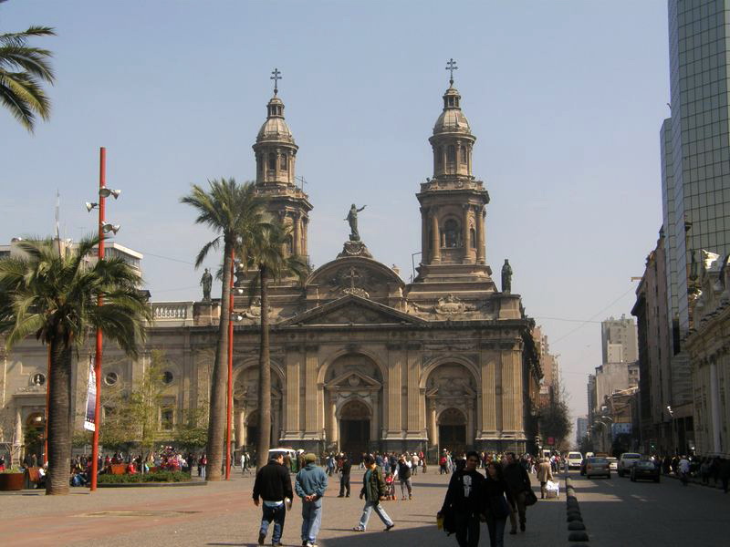 Die Plaza de Armas in Santiago