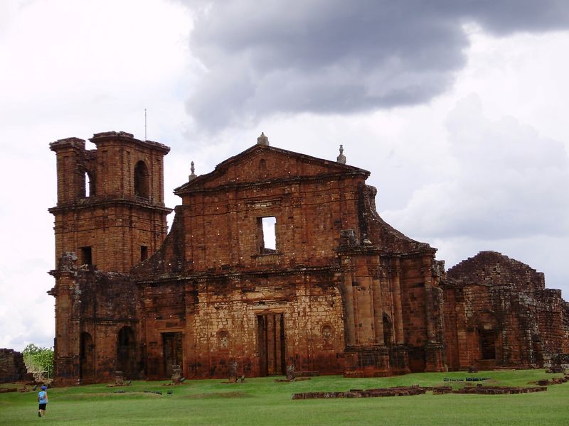 Die Ruinen der Jesuitenmission von São Miguel das Missões.