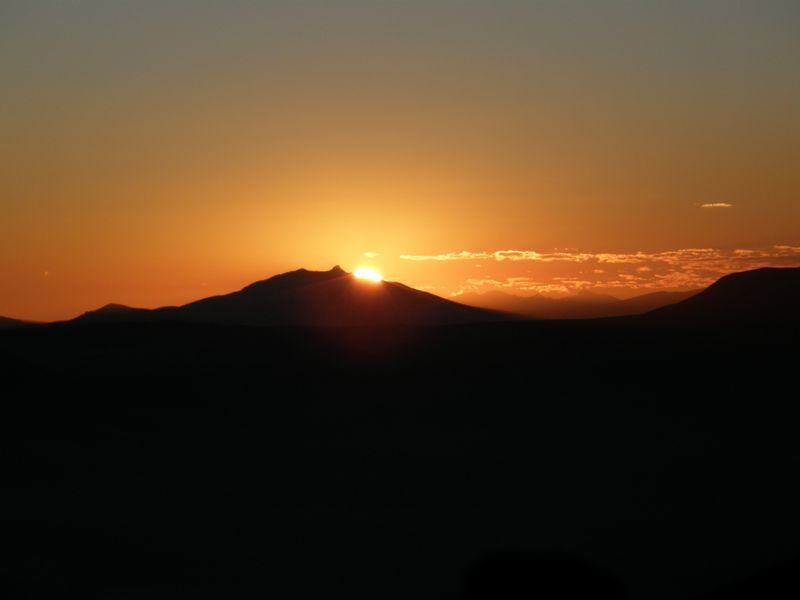 Sonnenaufgang über dem Altiplano