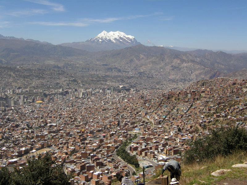 La Paz der Regierungssitz Boliviens